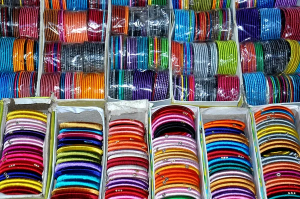 Handmade colorful bangles — Stock Photo, Image
