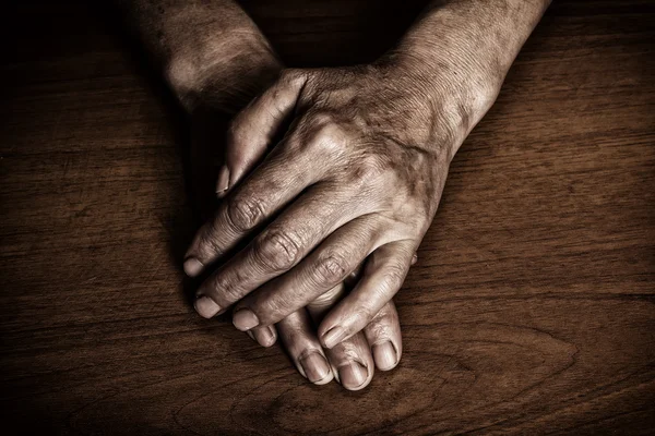 Old man's hand Stockfoto