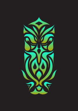 soyut poster şablonu