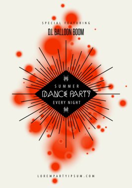 Dans partisi müzik poster