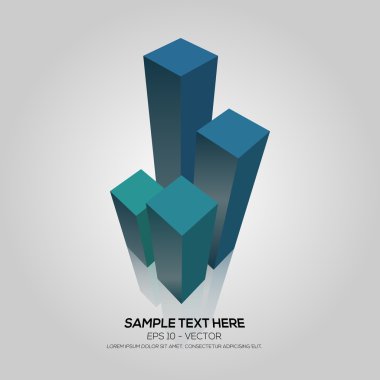 3D Infographic grafik