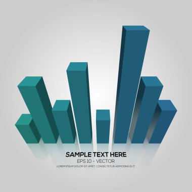 3D Infographic grafik