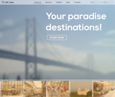 web sitesi şablonu tasarımı
