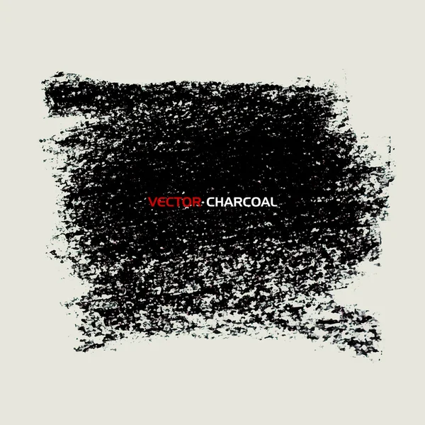 Banner de textura de carbón — Vector de stock