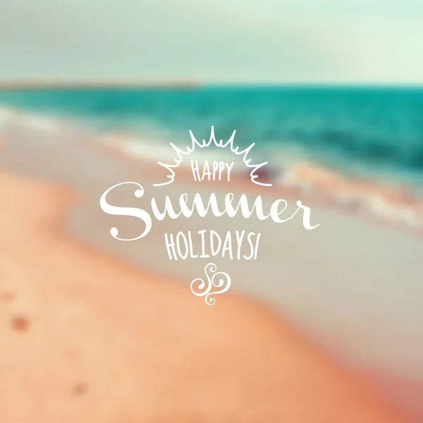 Καλοκαίρι διακοπές ετικέτα — Διανυσματικό Αρχείο