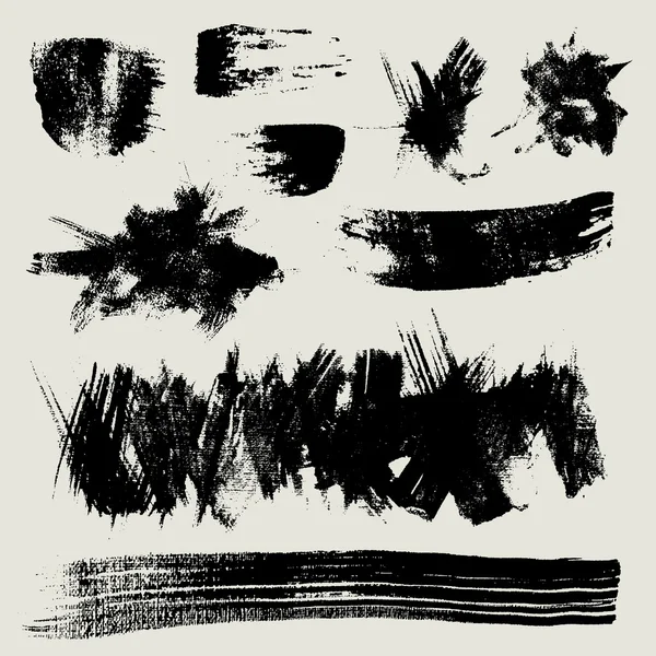 Set de salpicaduras de tinta — Archivo Imágenes Vectoriales