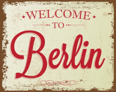 Vintage Greeting sign