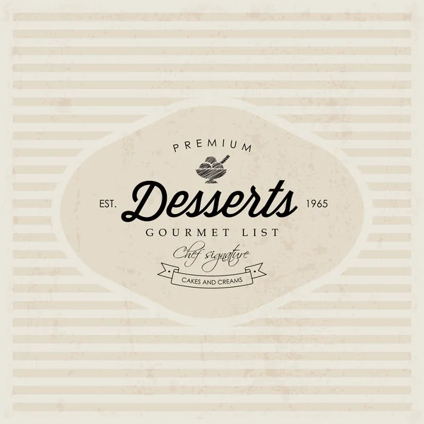 Menu restaurant design — Image vectorielle