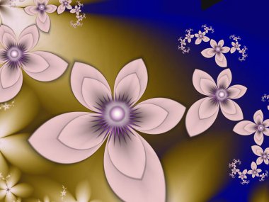 Metninizi eklemek için kesirli resim, çoklu renk şablonu. Fantezi çiçekli bir arka plan. Metinler için çiçek şablonu. Kartvizitler ve benzerleri için grafiksel tasarım