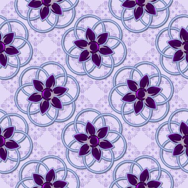 Renkli mücevherleri olan klasik, pürüzsüz mücevherler.