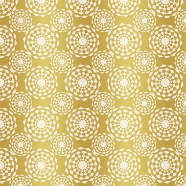 Baskı için altın kağıt. Kusursuz desen. Dekorlu altın arkaplan. Taklit metal folyo.