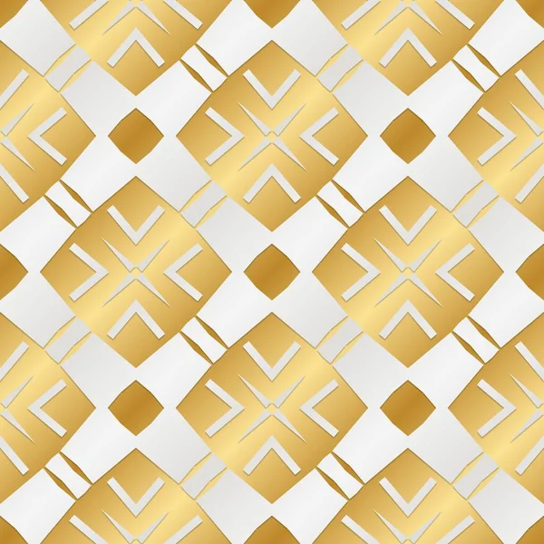 Goldpapier Zum Drucken Nahtloses Muster Goldener Hintergrund Mit Dekor Imitation — Stockfoto