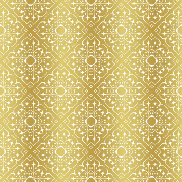 Gold paper for printing.  Seamless pattern. Gold background with decor. Imitation metal foil.