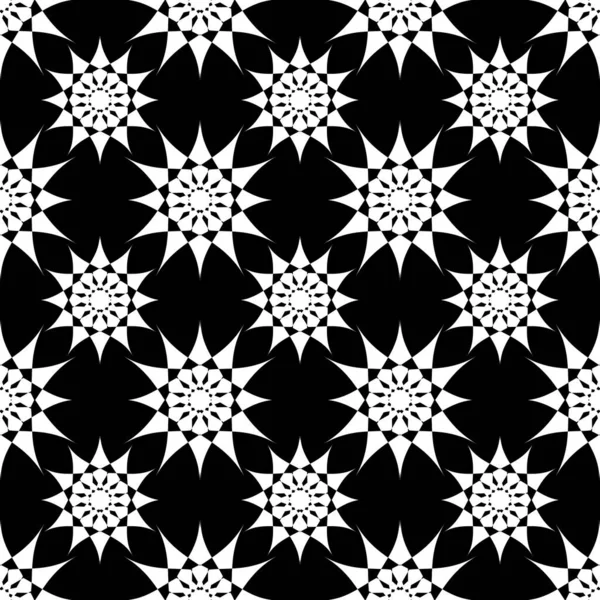 Monochrome pattern. Seamless texture. Modern geometric background with regular shapes