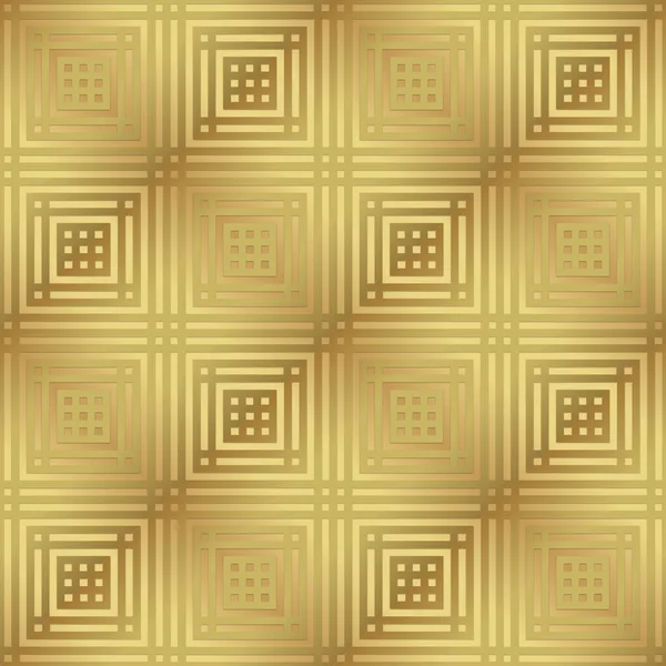 模倣金属箔として黄金のシームレスパターン — ストック写真