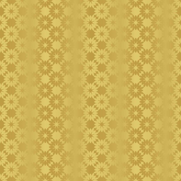 Золотая бумага для печати. Бесшовный шаблон. Золотой фон с декором. Имитационная металлическая фольга.