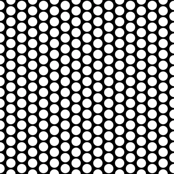 Monocromático Polka Dot Padrão Sem Costura Para Design Gráfico — Fotografia de Stock