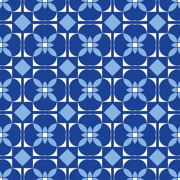 Niebiesko Biały Abstrakcyjny Wzór Jako Tło Druku — Zdjęcie stockowe