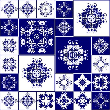 Farklı boyutlarda kareleri olan pürüzsüz bir desen. Tekstil ve kağıt üzerine baskı yapmak için dekoratif arkaplan