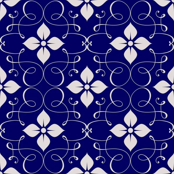 Blauwe Textuur Met Een Naadloos Patroon — Stockfoto