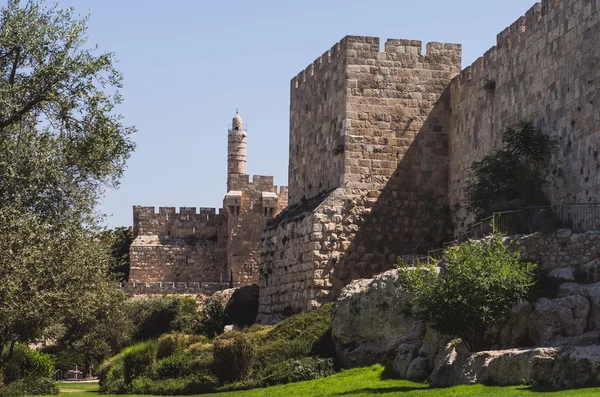 Los muros de Jerusalén Fotos De Stock