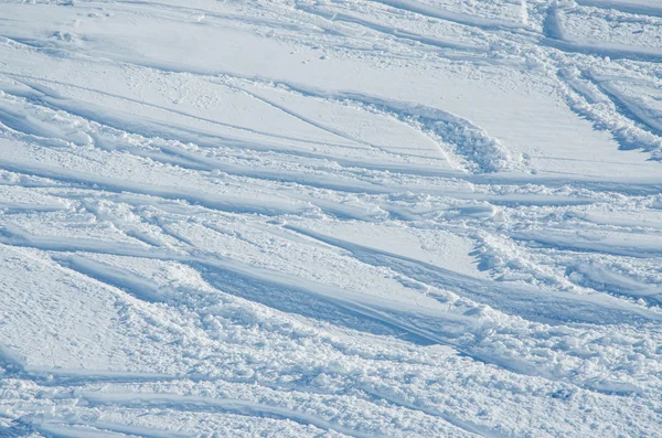 Skipistes in de bergen — Stockfoto