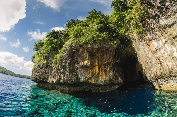 Deniz mağarada tropikal Tonga Krallığı