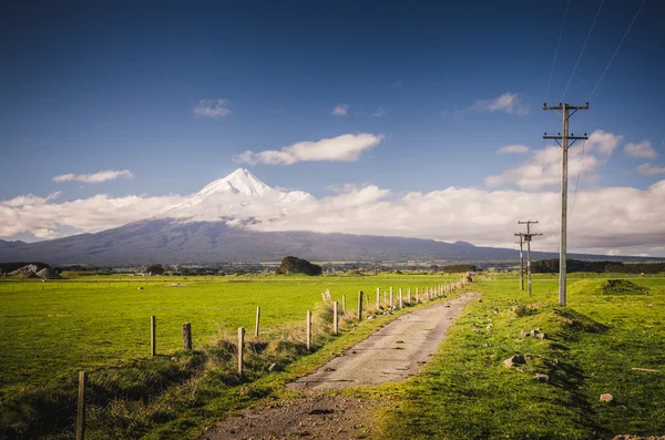 Mount Taranaki, Fuji i New Zealand - Stock-foto