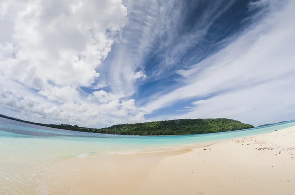 Spiagge di sabbia bianca nel regno di Tonga — Foto Stock