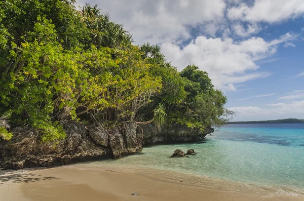 Praias de areia branca no reino de Tonga — Fotografia de Stock