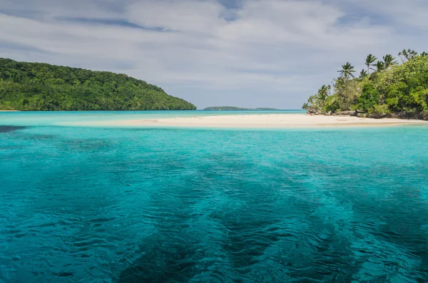 Fehér homokos strandok a Tongai Királyság — Stock Fotó