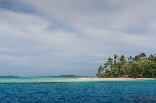 Spiagge di sabbia bianca nel regno di Tonga — Foto Stock