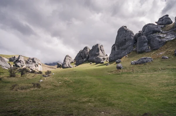 Burgberg-Felsen, Neuseeland — Stockfoto