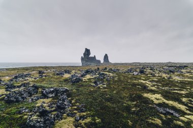 amazing rock formation, Londrangar, Snaefellsness peninsula, Iceland clipart