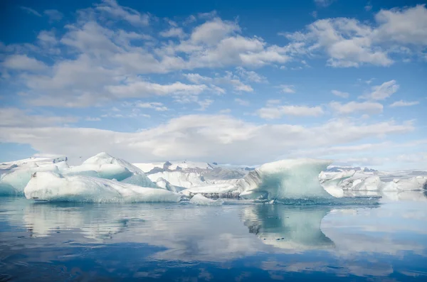 Laguna di ghiaccio di Jokulsarlon, Islanda — Foto Stock