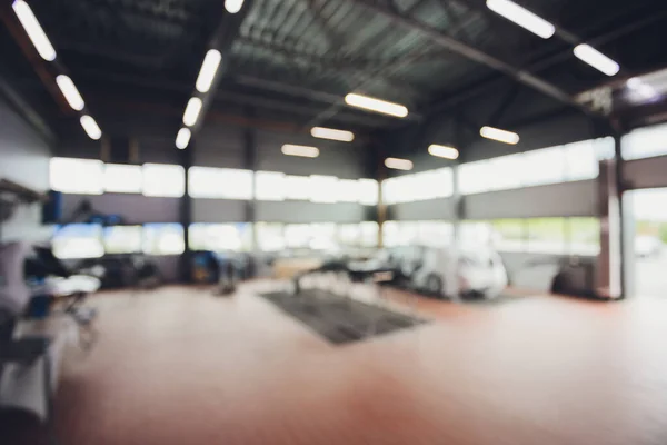 Blurred Auto Repair Auto maintenance services for background. — Stock Photo, Image