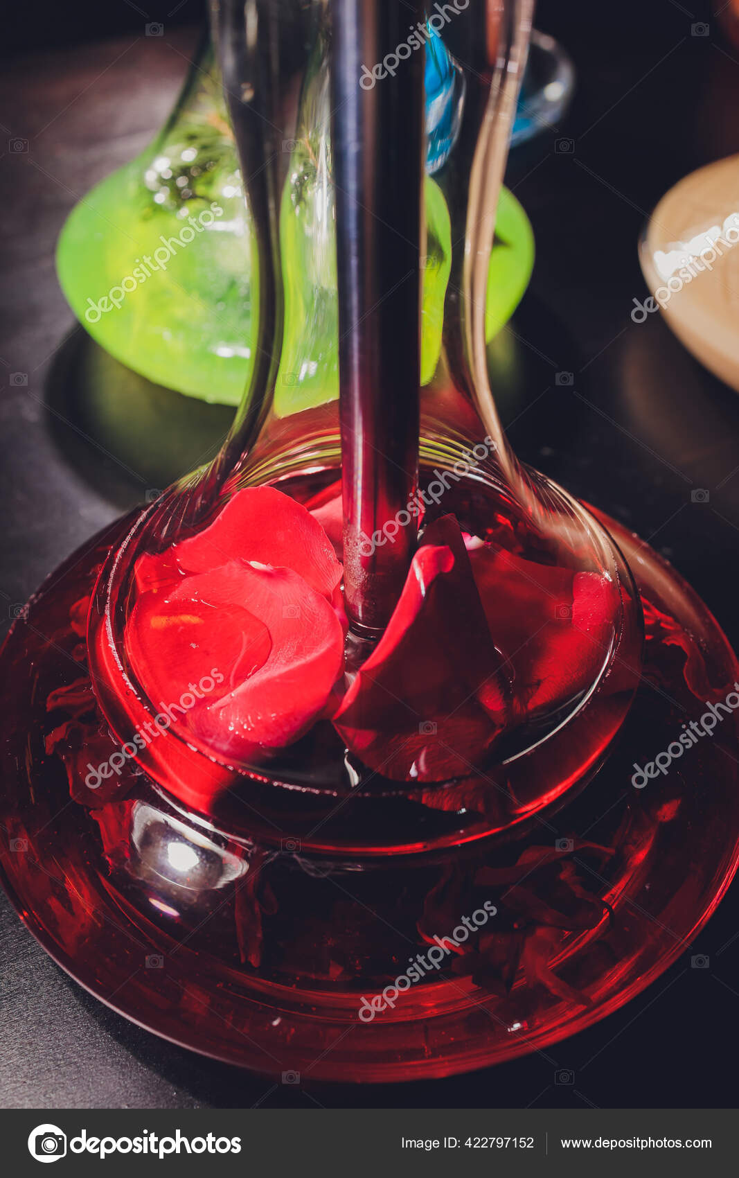 To do hookah bowl with citrus fruits. ⬇ Stock Photo, Image by