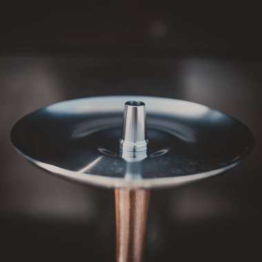 Nargile 'nin bir parçası, modern tasarım, arka planda.