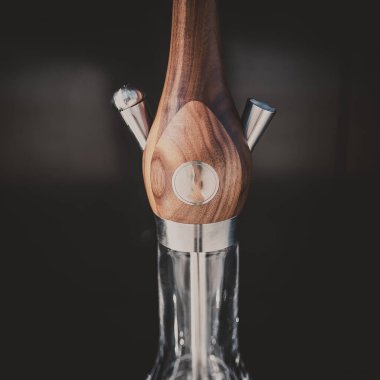 Nargile 'nin bir parçası, modern tasarım, arka planda.