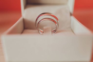 Arka plandaki kutuda lüks stil alyanslar..