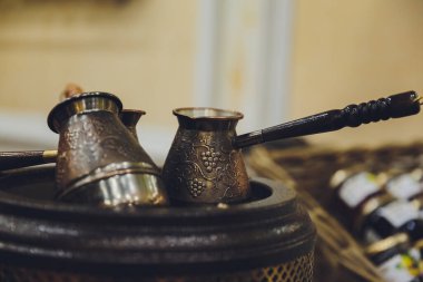 Türk kahvesi çuval bezle hayat bulur..