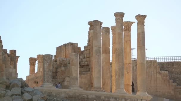 JARASH, GIORDANIA - 21 NOVEMBRE 2018: La vista del moderno centro di Amman, la capitale della Giordania, Medio Oriente". — Video Stock