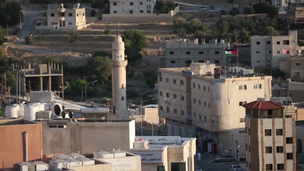 JARASH, GIORDANIA - 21 NOVEMBRE 2018: La vista del moderno centro di Amman, la capitale della Giordania, Medio Oriente". — Video Stock