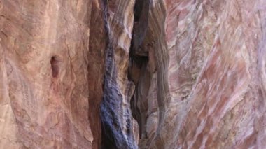 Ürdün 'ün Petra kentindeki Manastır veya El Deir' in Yüksek Görüş Alanı,