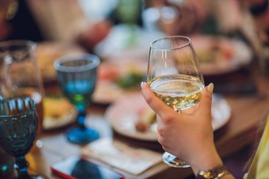 İçkili kadehler ve kadeh kaldırma, parti.