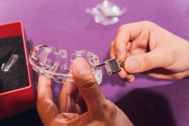 Dildo vibrator magic wand massager sex toy humming bird attachment used for sexy adult games for male penis orgasm.