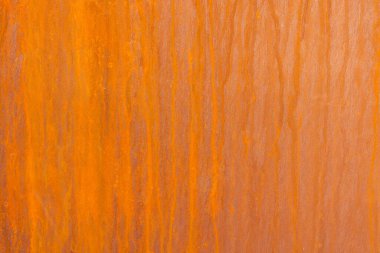 Paslı demir dokusu, eski metalik bir yüzeyde çatlak boya çatlak ve pul pul pul boyanmış paslı metal levha soyut paslı metal dokusu..