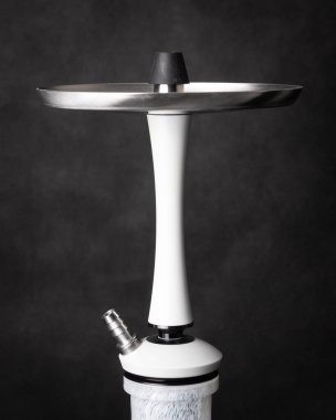 Nargile 'nin bir parçası, modern tasarım, arka planda.