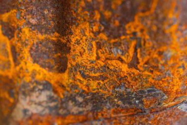 Eski metal demir paslı arka plan ve doku.