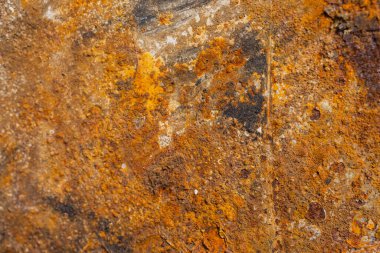 Eski metal demir paslı arka plan ve doku.